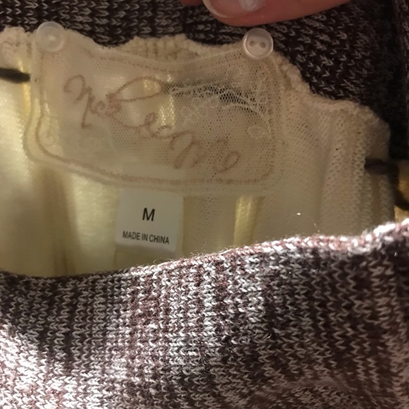 NICK & MO • Cream Winter Textile Skirt / (S) NWT! - Picture 6 of 7